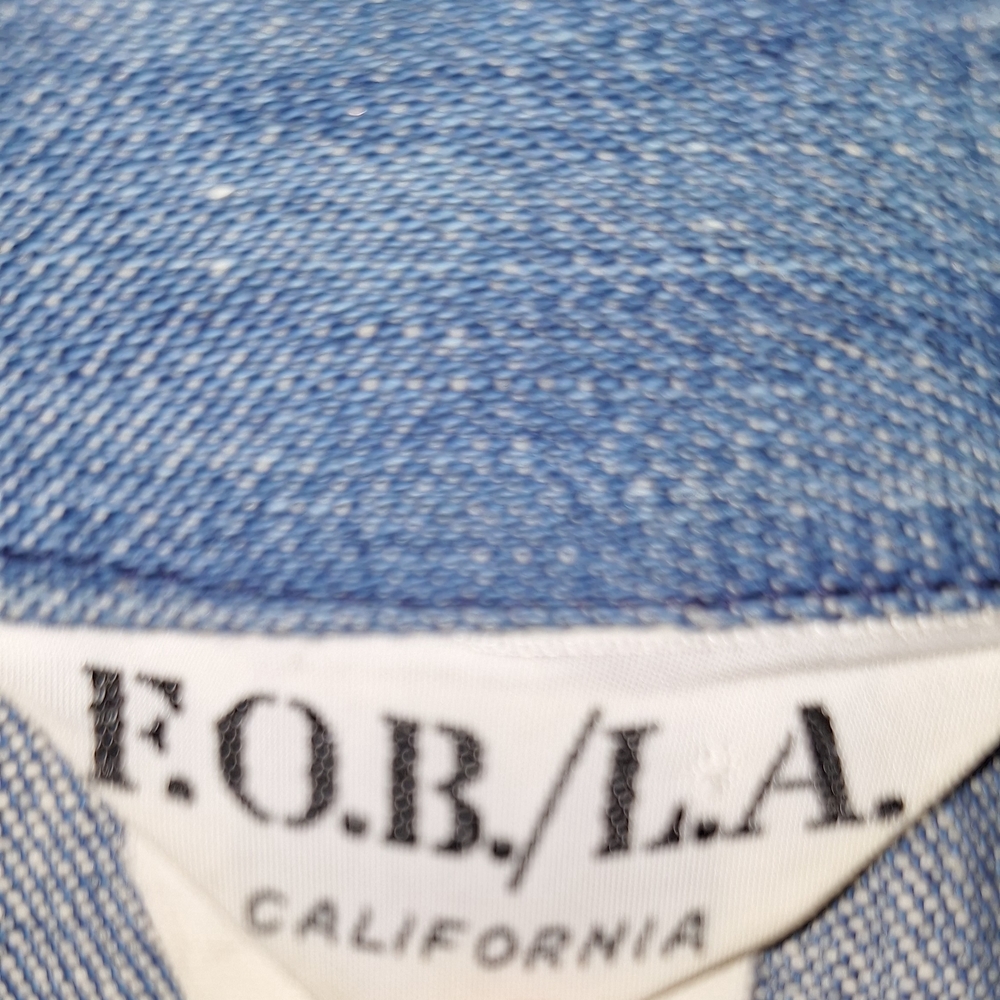 F.O.B./L.A. Blue Denim Fabric